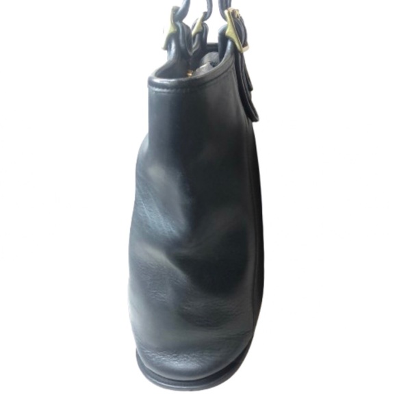 Vintage COACH Black Large Legacy Shopper Shoulder Bag Tote 9090 COA - Picture 15 of 17